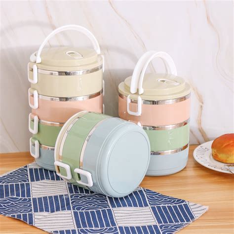 bento lunch box kids stainless steel|stainless steel round lunch box.